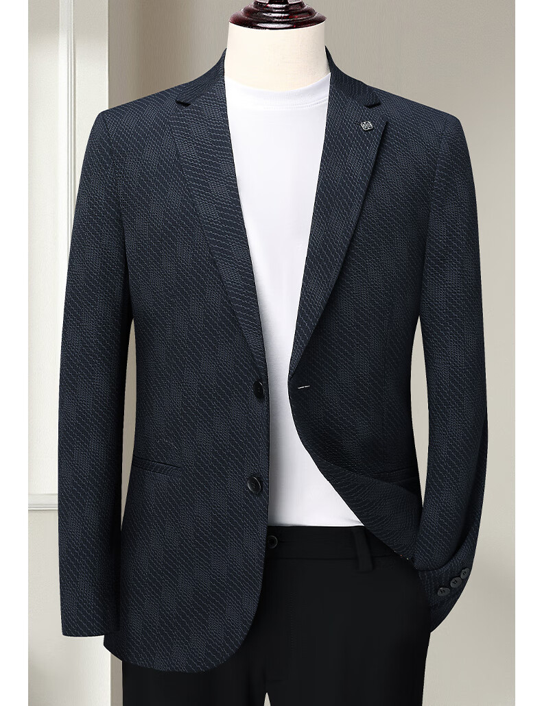 FIRS Wrinkle-Resistant Suit for Men, Slim Fit, Spring And Summer New Style, Business Casual Thin Single Suit Jacket, Professional Workwear Outerwear 1
