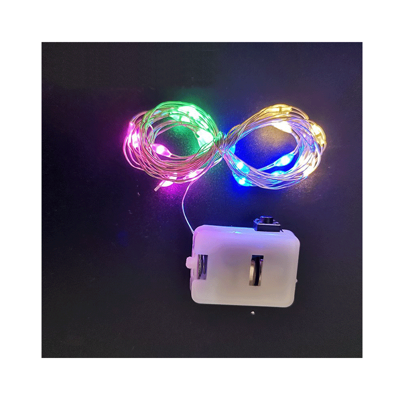 Yupinfengmao Mid-Autumn Festival Colorful String Lights, 1 Meter Small Lights, Set of 5, LED Lights, Handmade DIY Lanterns for National Day Festival