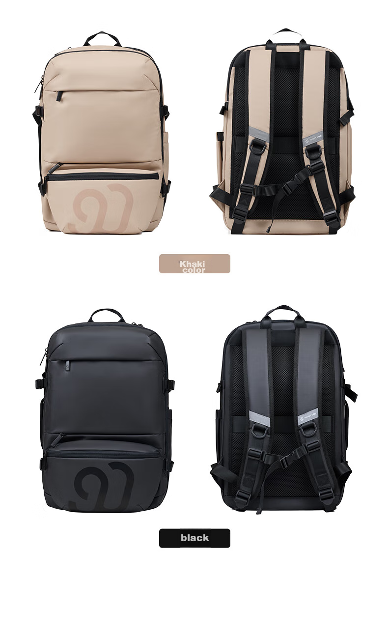 90Fen Travel Backpack, Detachable Multifunctional Sports Parent-Child Bag, Large Capacity Men's Backpack, Black 8