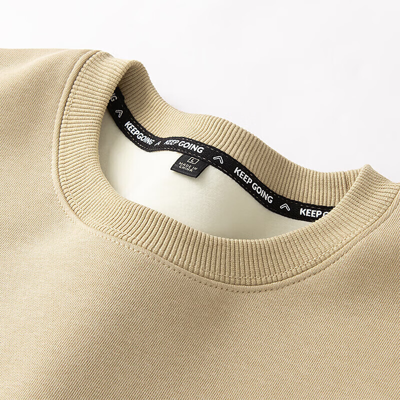 GENIOLAMODE Fleece-Lined Sweatshirt for Men, Winter 2026 New Style Round Neck Thick Warm Base Layer Long-Sleeve T-Shirt Trendy