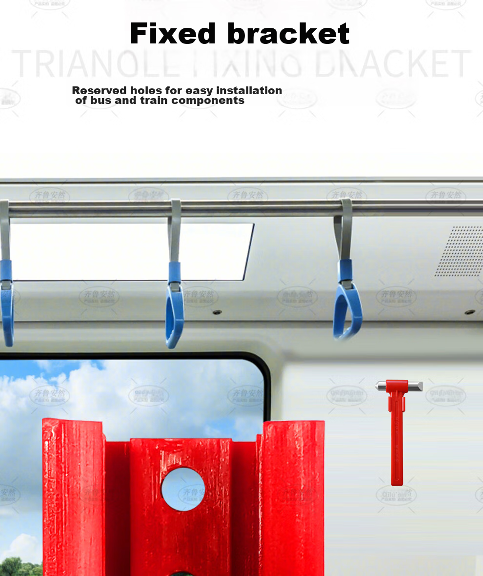 QL Car Safety Hammer, Window Breaker Tool, In-Car Escape And Rescue Hammer, Fire Emergency Tool, Extended Version 18cm 9