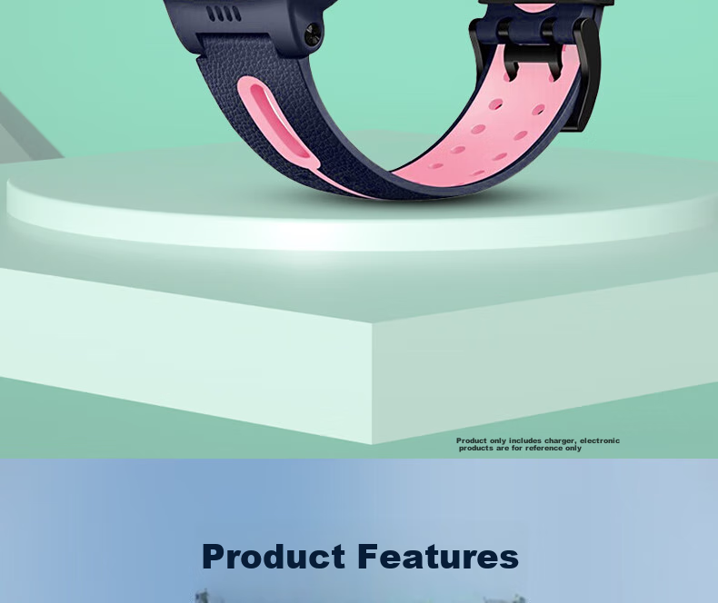 ESCASE Smartwatch Charger Compatible with Q1R/Q1A/Q2A/D2/D3/Z2Y/Z2S/Z3/Z3D/Z5/Z5Q/Z5AQ/Z5Q/Z5Pro/Z6 Models 2
