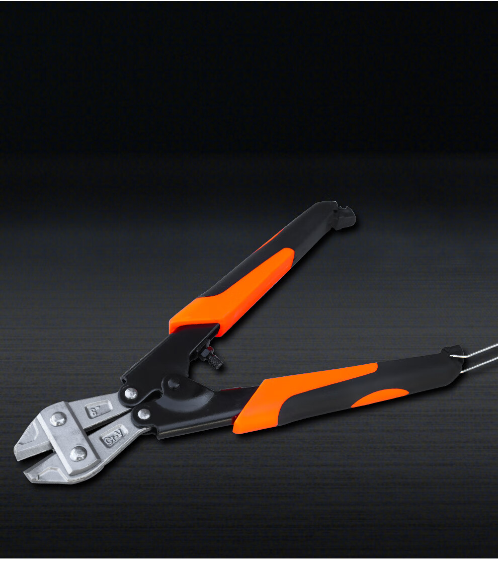 QL Wire Cutter, Industrial-Grade Chrome Vanadium Steel Rebar Shears, Wire Cutters, Labor-Saving Heavy-Duty Scissors, 8 Inches 11