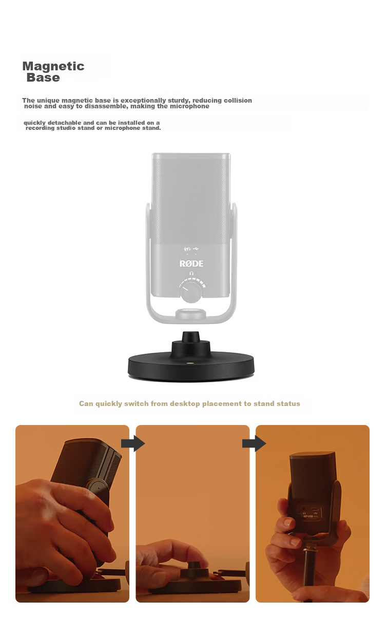 RODE NTUSB MINI Condenser Microphone for Novels, Voice Acting, Studio Recording And Live Streaming Professional Microphone 10