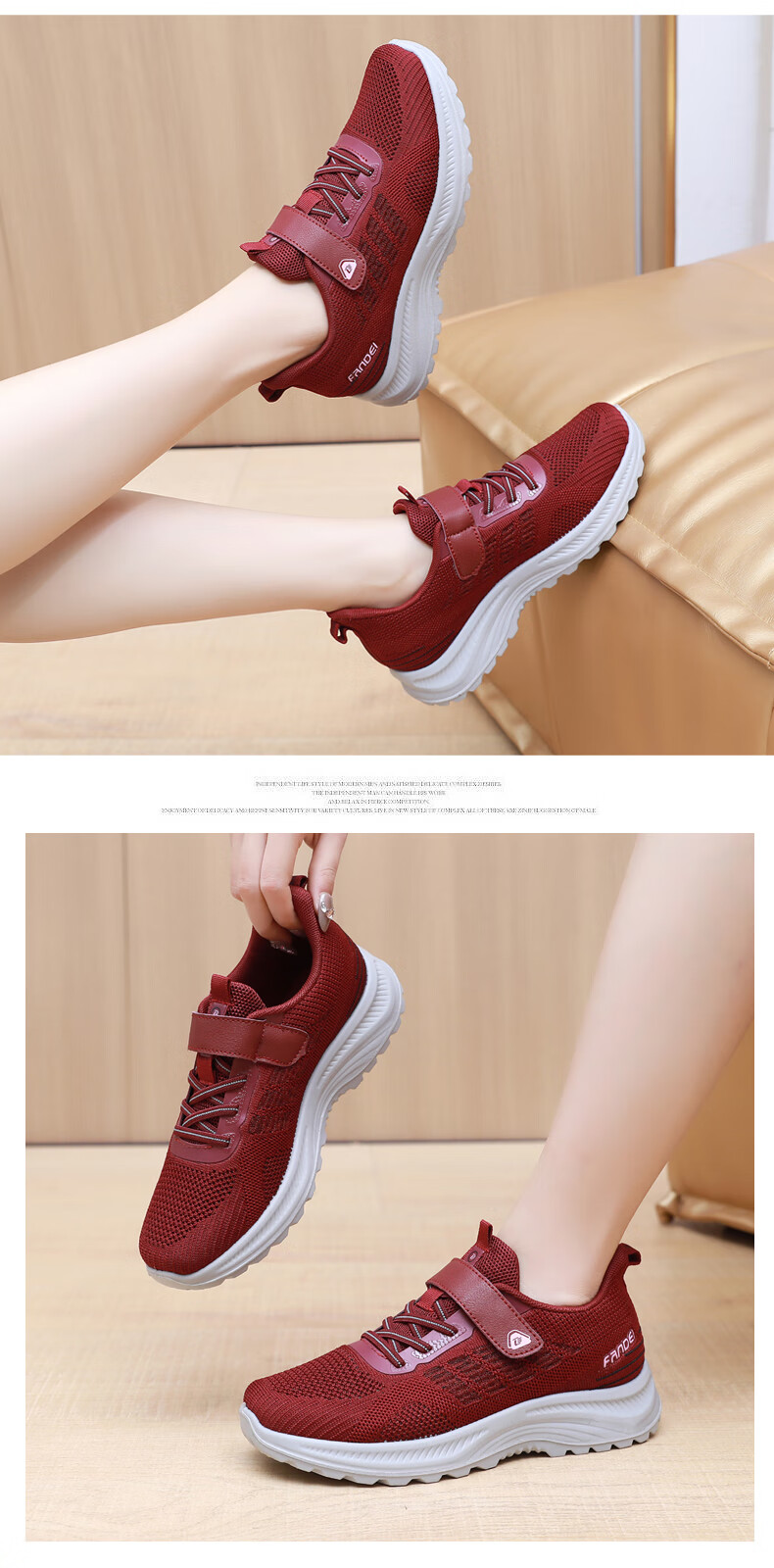 Ankang Summer Sports Shoes, Soft Sole, Middle-Aged And Elderly, Mesh Breathable, Walking Shoes for Mothers, Old Beijing Cloth Shoes for Women, A6009, Black, Size 39 15