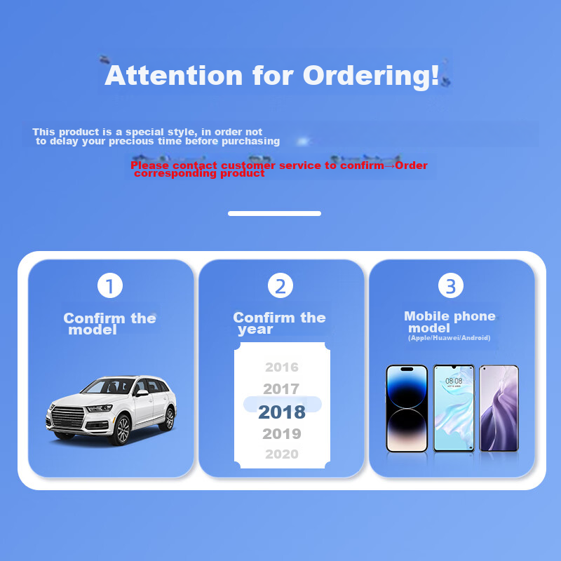 LU XIAN XING Wireless CarPlay Box Compatible with Mercedes-Benz, Audi, Volvo, Buick, Land Rover Smart In-Car Connectivity Box 1