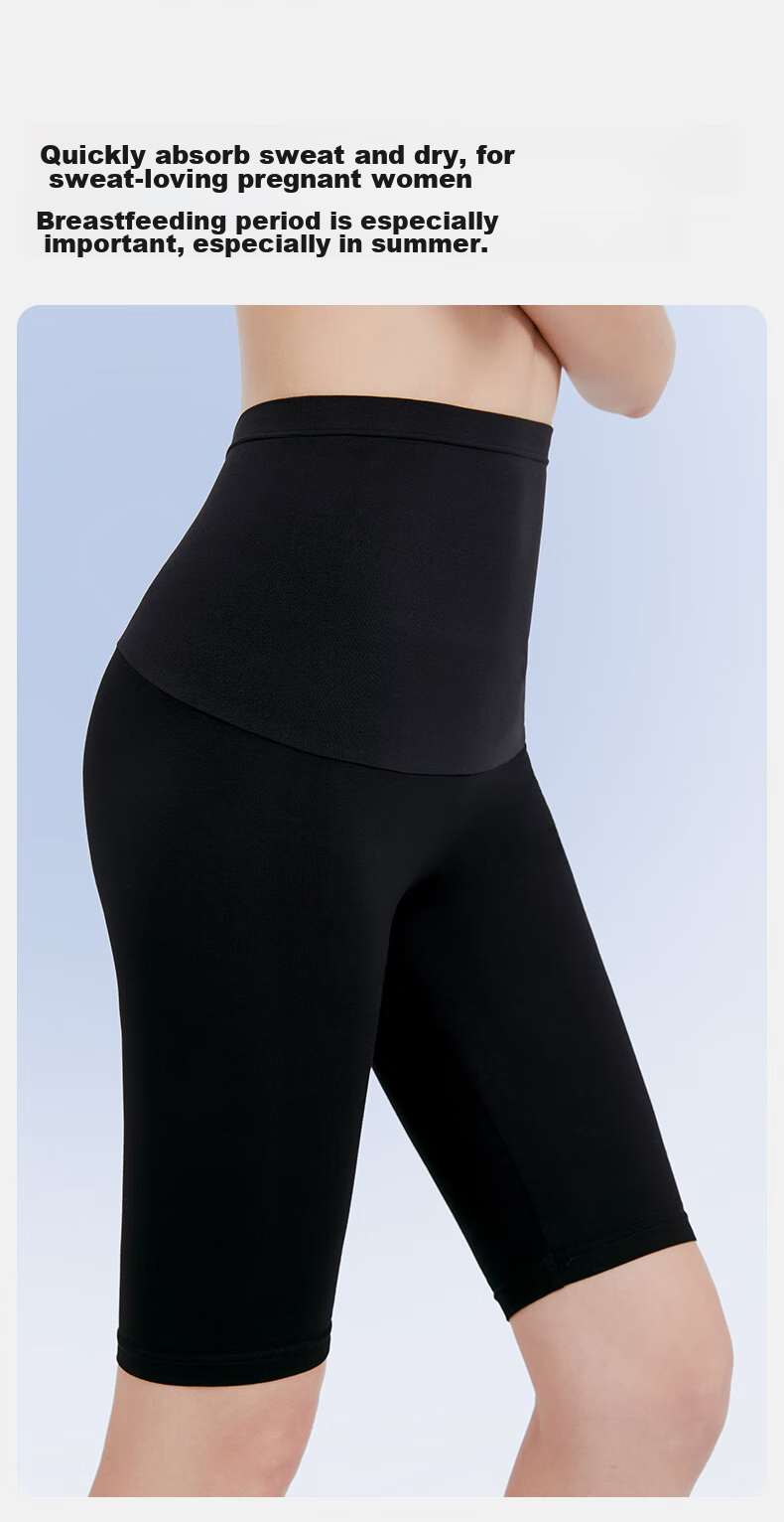 EMXEE Maternity Thick Leggings, Autumn New Style, Pregnancy Yoga Pants, Maternity Pants, Belly Support Pants, Butt-Lifting Pants, Maternity Wear, Dark Gray 5
