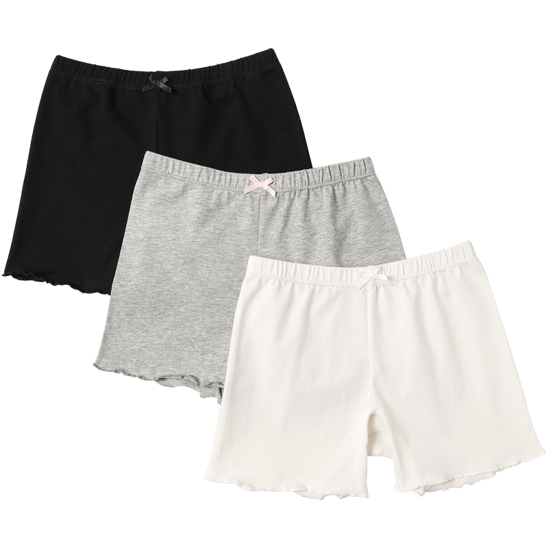 LangSha Children's Safety Shorts And Underwear Two-In Girls Summer Cotton Lightweight Breathable Mid to Big Kids Baby Boxer Briefs