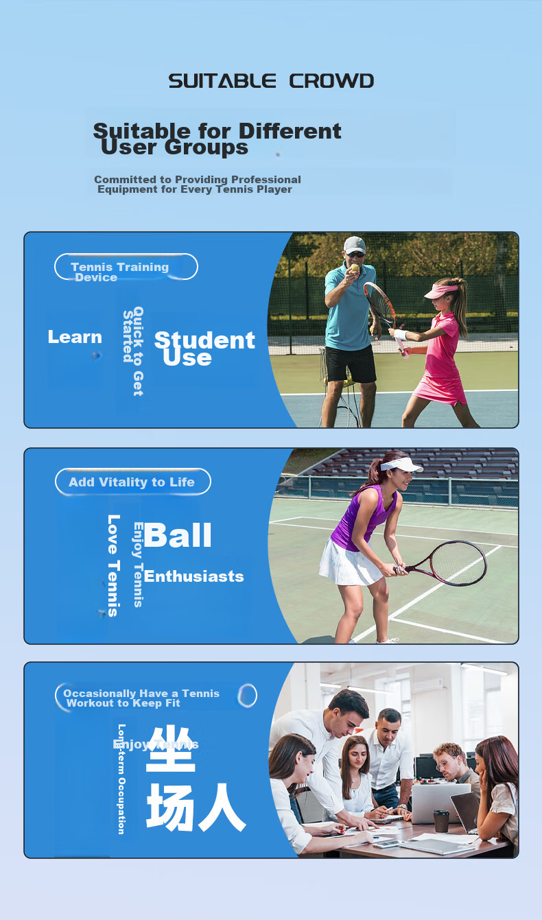 361° Tennis Racket for Men And Women Beginners, Professional Carbon Composite Single Racket with String, Rebound Training Set 8