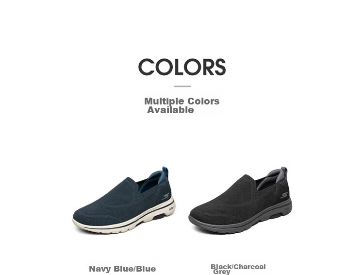 Skechers Slip-On Men's Shoes, Lightweight Breathable Mesh Walking Shoes, New Spring/autumn 2025 Collection, Comfortable Shock-Absorbing Soft-Soled Casual Shoes 2
