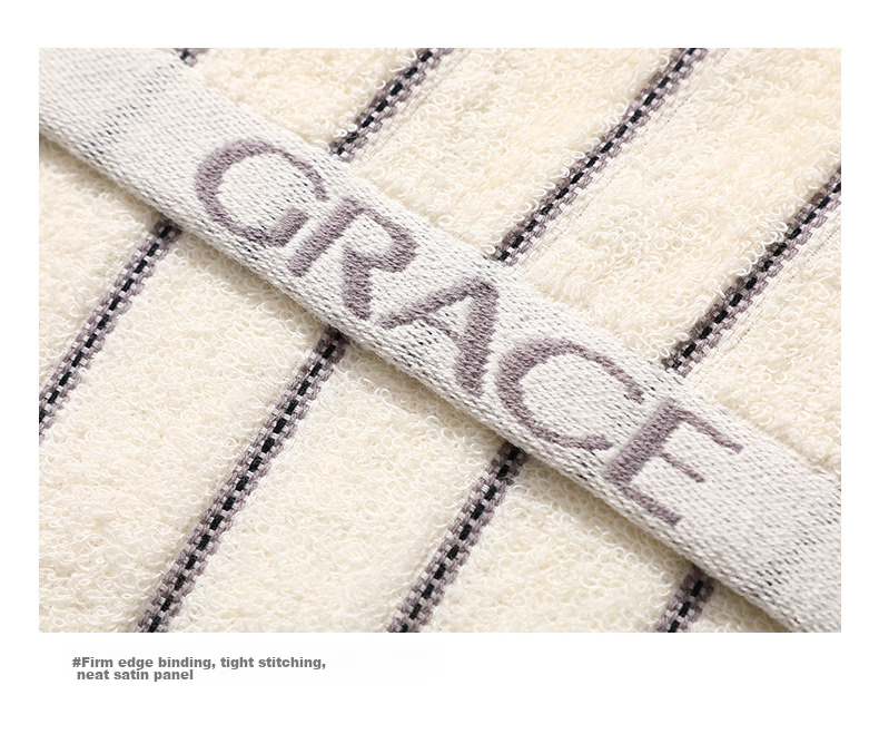 Grace Towel Gift Box, Antibacterial Xinjiang Long-Staple Cotton Adult Sports Towels 2-Pack, Men's Face Towels, Gray + Brow 9