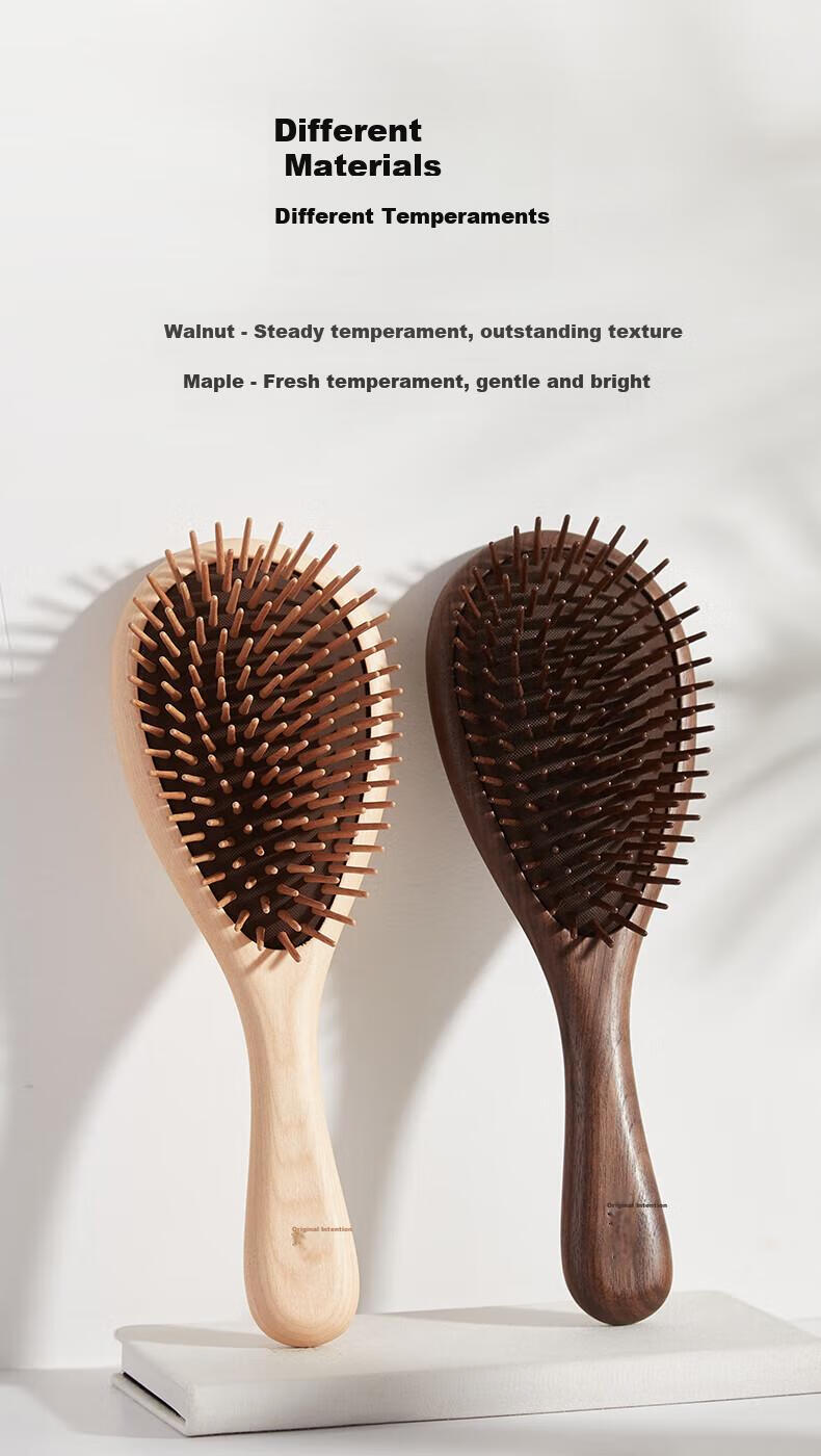 Chuxin Walnut Wood Comb, Air Cushion Comb, Massage Airbag Comb, Scalp Massage Comb, Gift Box, High-End Birthday Present, Premium Gift for Women, Wedding Gift, Mid-Autumn Festival Gift 13