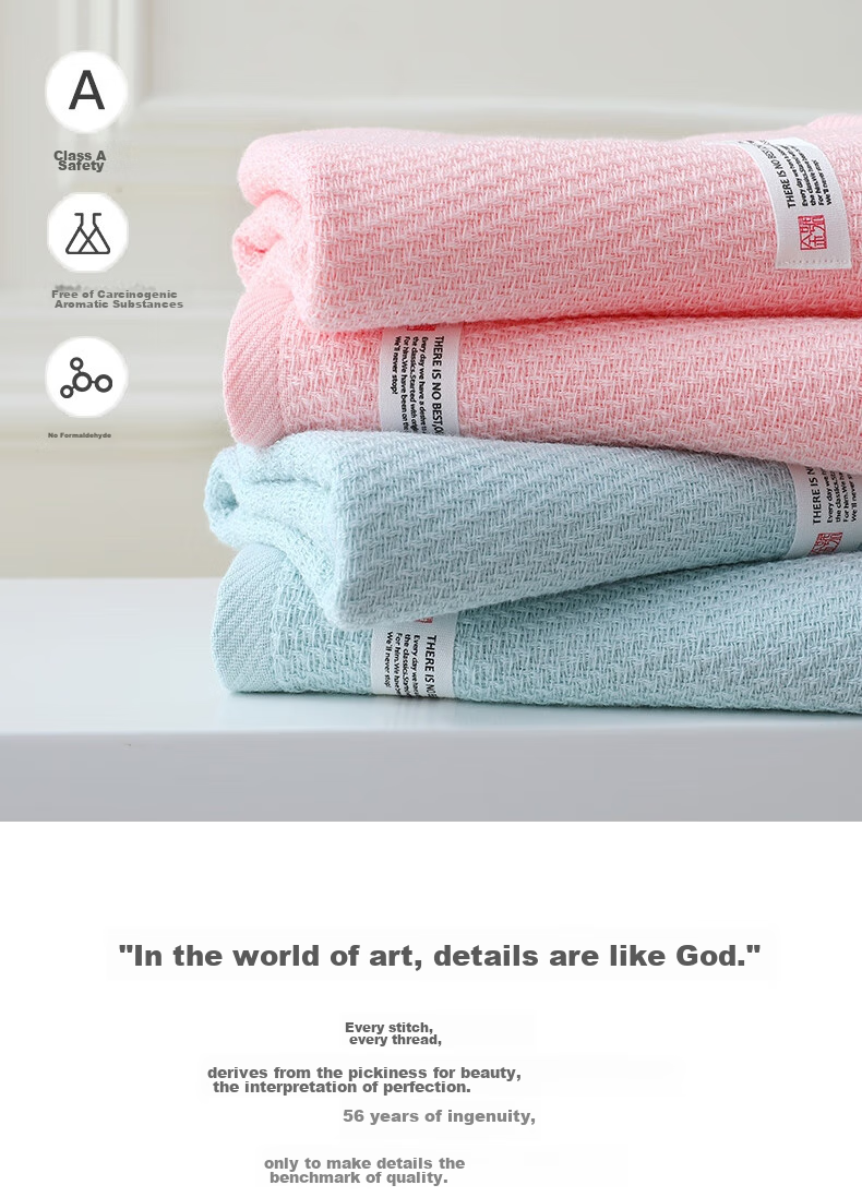 KING SHORE Class A Pure Cotton Towel, Face Towel, Honeycomb Face Cloth, Lint-Free, Easy to Wash And Dry, Sports Face Towel, 1 Piece 6