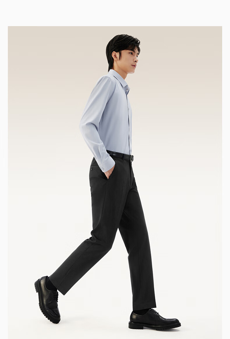 Hodo Men's Dress Pants, Level 3.5, Wrinkle-Free, Machine Washable, Brand-Name, Pleated, Stretchy Dress Pants 23