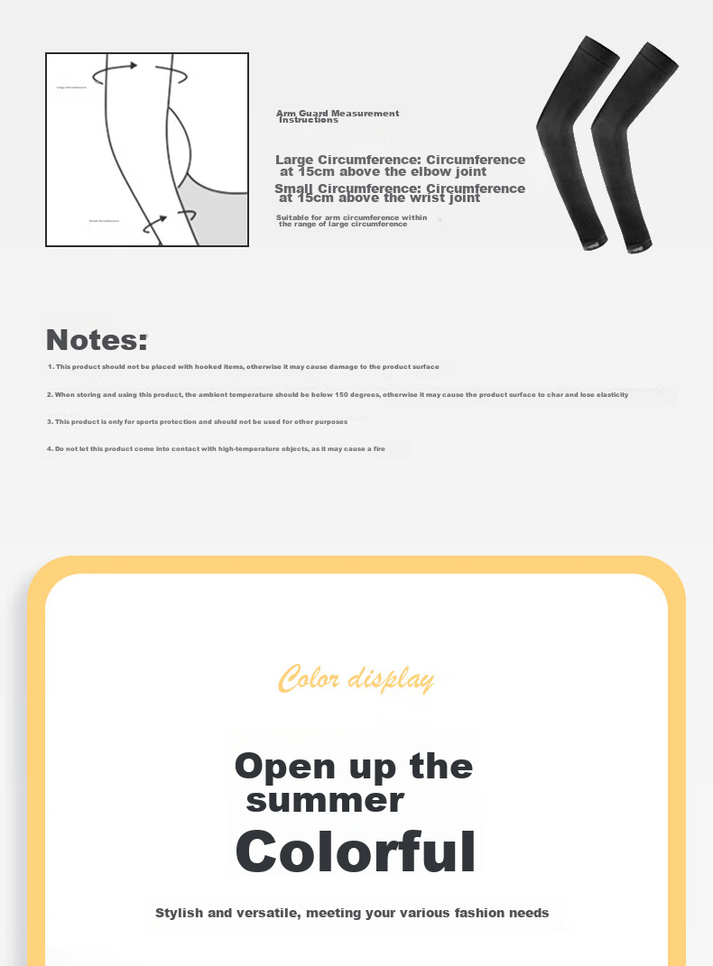 Li-Ning Ice Silk Sun Protection Arm Sleeves for Men And Women, UV-Resistant Cooling Arm Covers, Cycling Arm Guards, Arm Sleeves for Sun Protectio 12
