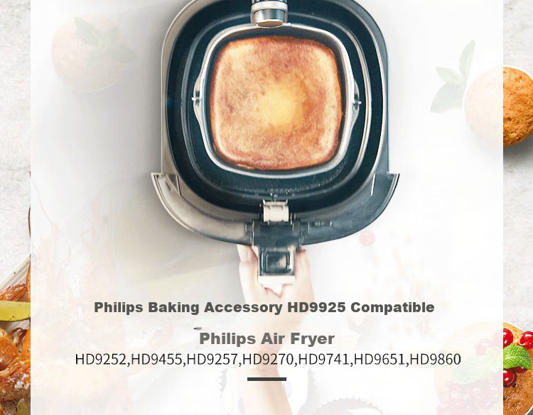 PHILIPS Air Fryer Baking Master Set, Multifunctional Baking Basket HD9925/01 2