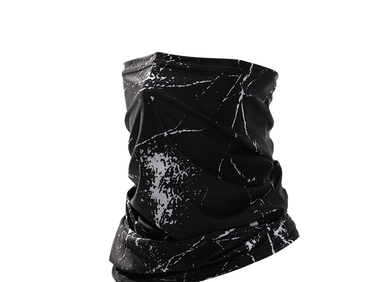 Nanjiren Sun Protection Face Mask Ice Silk Neck Gaiter Scarf Neck Warmer Headwear Men Magic Headscarf Women Cycling Lightweight Black 10