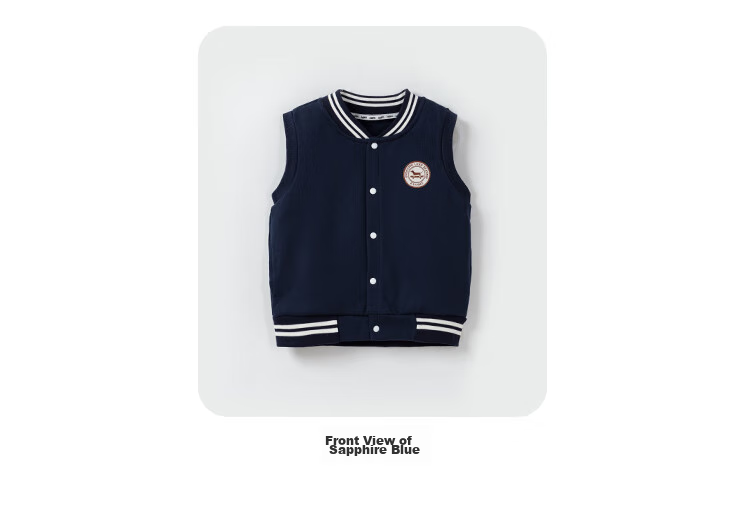 NUBIWU Boys' Preppy Style Vest, for Older Children, Spring Outfit, Waistcoat, Boys' New Stylish Outerwear, Children's Sleeveless Jacket 14