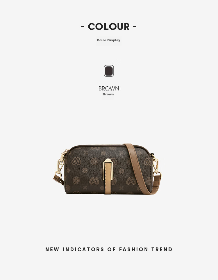 Laorentou Ladies Handbag, Large Capacity, Monogram Shoulder Bag, Crossbody Bag, Phone Pouch, Small Purse, Valentine's Day Gift 5