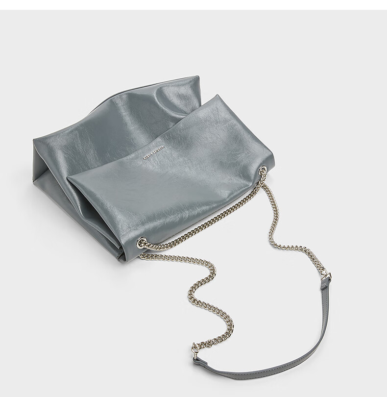 CHARLES&KEITH Large Capacity Soft Chain Messenger Bag, Shoulder Bag, Underarm Bag, Women's Handbag, Birthday Gift, CK2-20271514 11