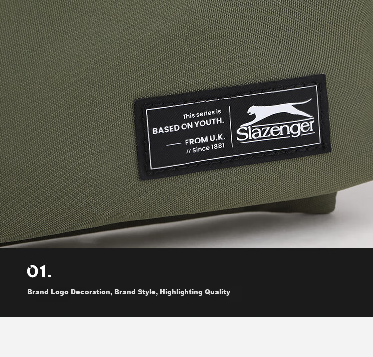 Slazenger Lightweight Casual Sports Mini Backpack for Men And Women, Crossbody Bag, Shoulder Bag, Versatile Chest Pack, Outdoor Camping Mini Phone Pouch 9