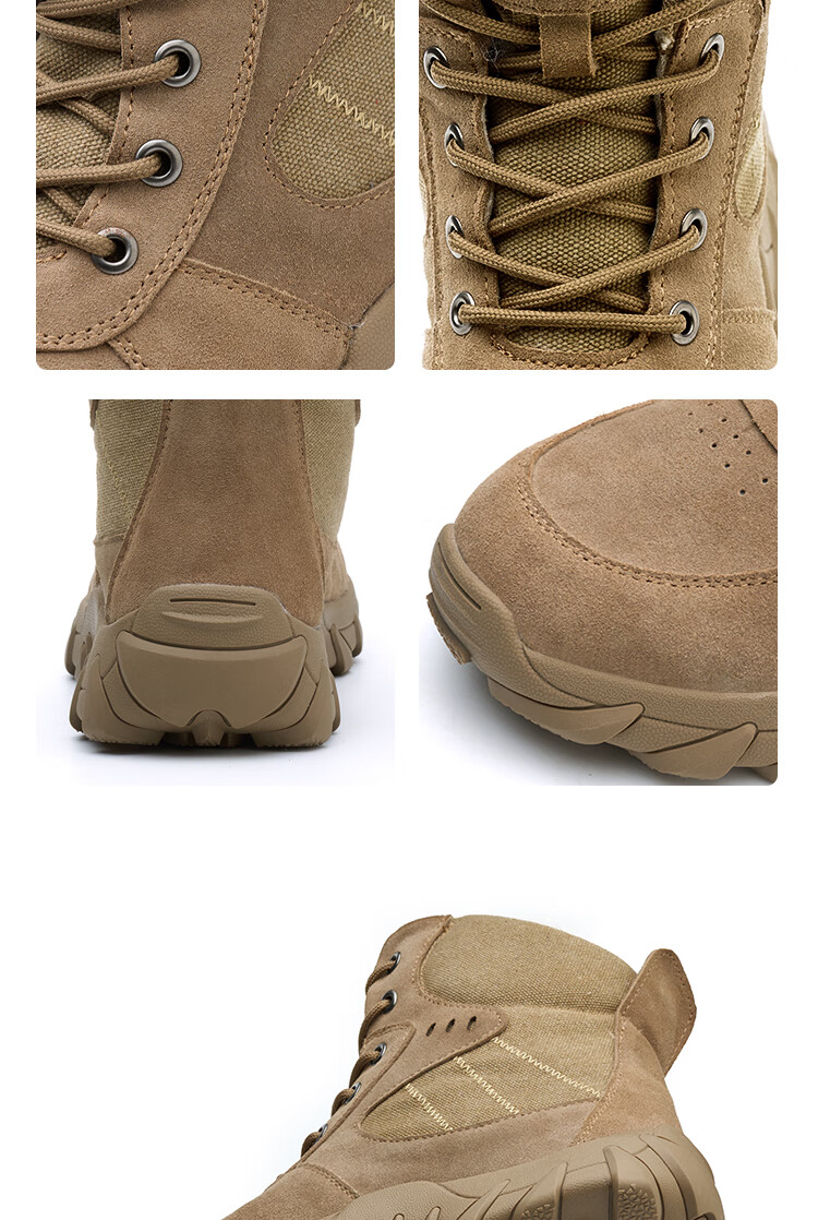 Dinggu Men's Safety Work Shoes Anti-Smash Anti-Puncture High-Top Lightweight Winter Fleece JD1286ZGD43 3