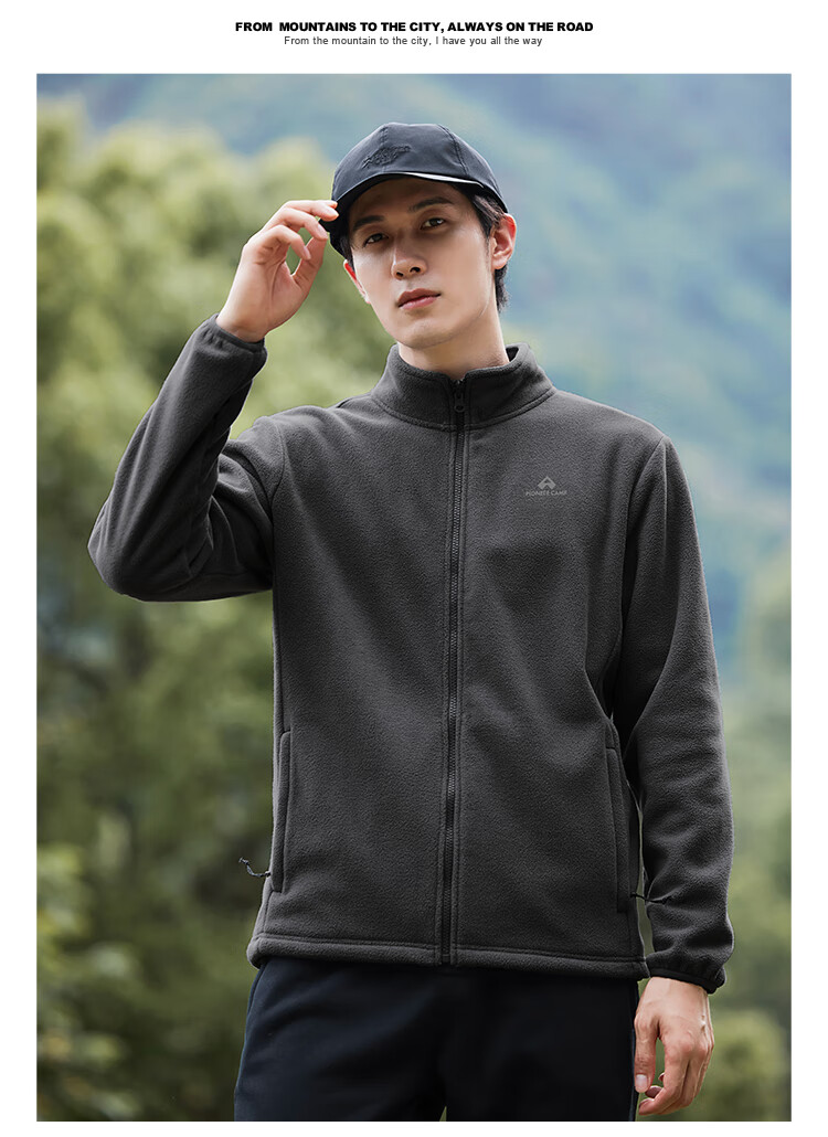 Pioneer Camp [300g Series] Fleece Jacket for Women, Spring And Autumn Casual Women's Jacket, Warm Fleece Inner Lining 20