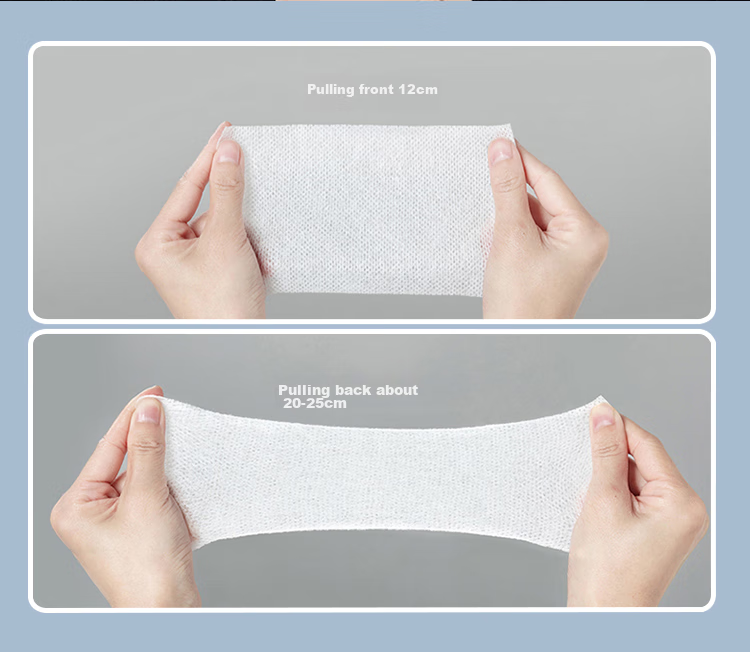 UPLUS Stretchable Wet Dressing Cotton Pads, 300 Pieces, Mummy Cotton Pads, Makeup Remover Pads, Wet Dressing Pads, Face Mask Sheets 3