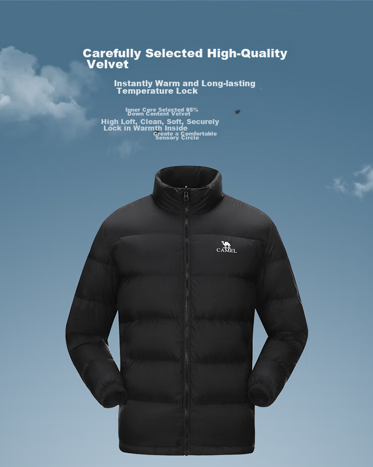 CAMEL [Wang Junkai's Choice] King's Armor Three-In Goose down Jacket for Men And Women, Ski Wear 1732 13