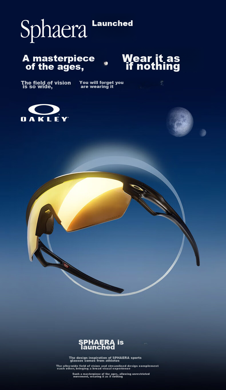 OAKLEY Cycling Glasses SPHAERA Sunglasses for Men And Women, Model 9403 1