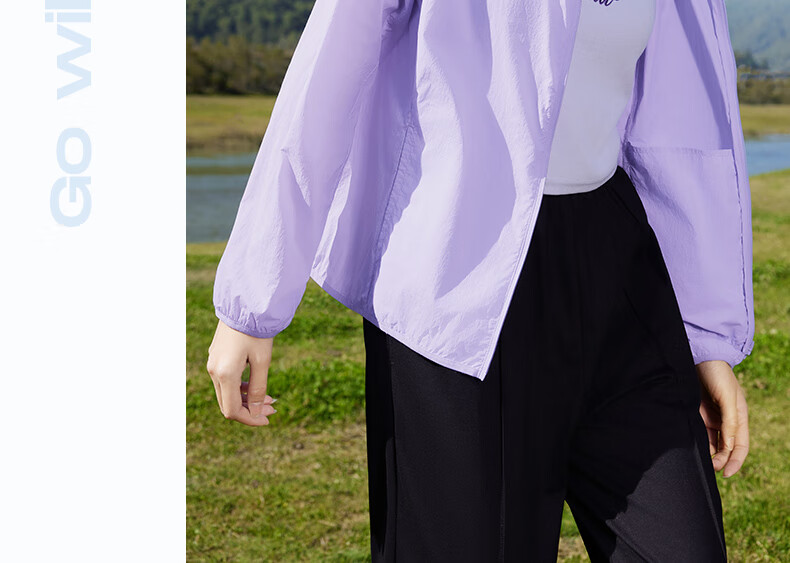 361° Women's Summer Sunscreen Jacket UPF50+ Sports Outdoor Cycling Ice Silk Casual Coat 662624605H-4 45
