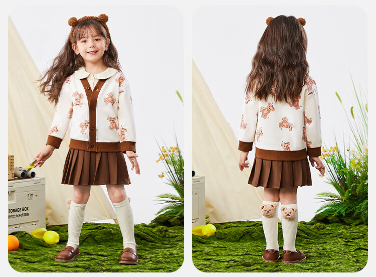 YUZHAOLIN Children's Jacket, Spring Outerwear for Boys And Girls, Baby Cardigan Coat, Clothing for Young Kids, Children's Wear, Bear And Rabbit Desig 9