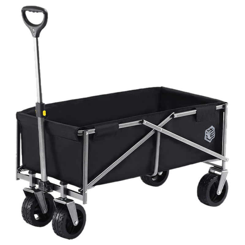 JD Original Off-Road Wide-Wheel Outdoor Camping Cart, Foldable Small Trolley, Campsite Vehicle, Trailer, Picnic And Street Vending Travel Equipment