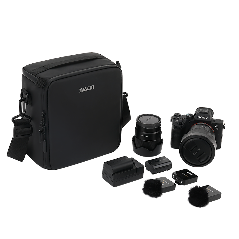 Statin S5E2 Single Lens Micro Four Thirds Camera Bag, Waterproof Zipper with Coated Fabric, Wear-Resistant, Suitable for Full-Frame Mirrorless Camera Bodies: Sony A7, Canon R Series, Nikon Z Series