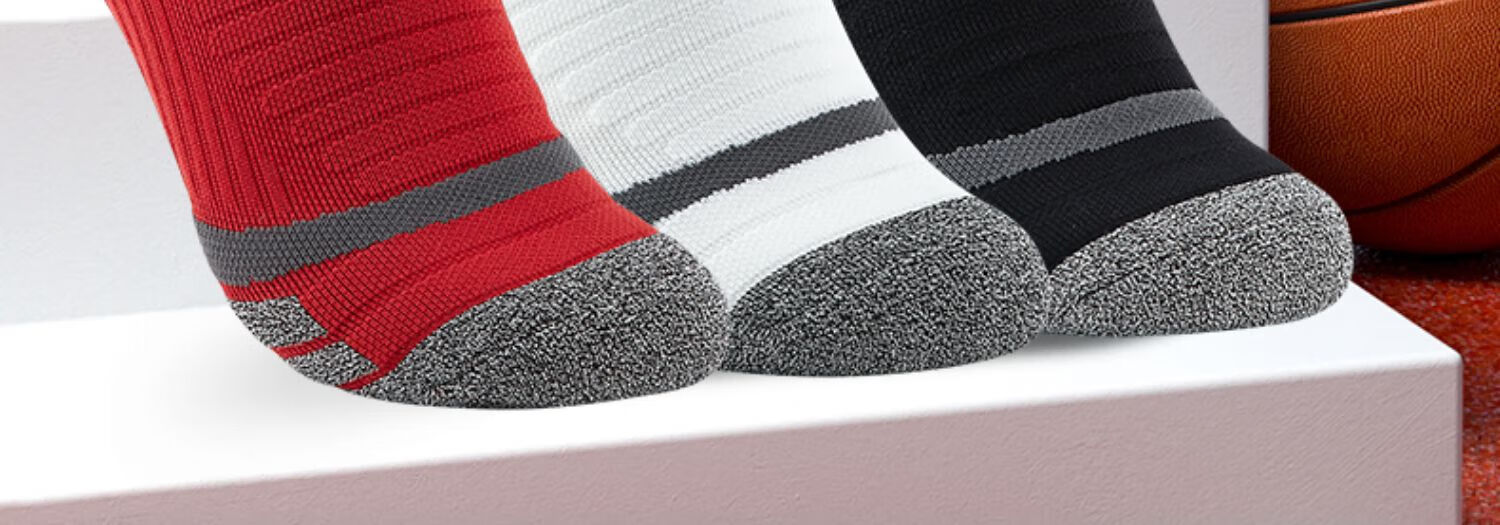 LI-NING Basketball Socks Professional Sports Anti-Slip Towel Bottom Running Long Socks Thickened Durable Breathable Youth 2