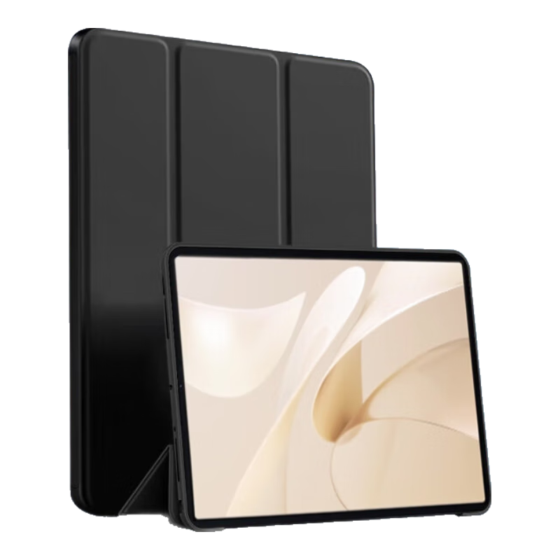DunYouJiang Compatible with Xiaomi Pad 7/7 Pro 11.2-inch Protective Case Shockproof Lightweight Soft Leather Cover Black