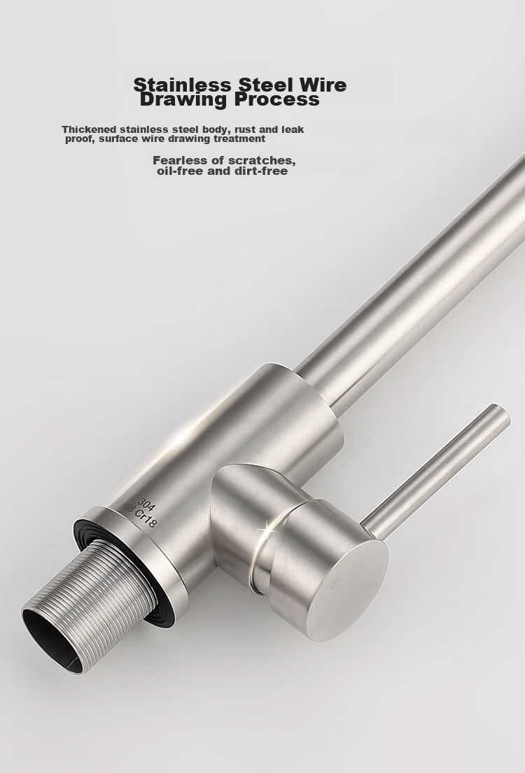 Larsd Kitchen Faucet, Sink Faucet, Hot And Cold Water Sink Faucet, High-Arc Faucet for Dishwashing Basin LD82051 5