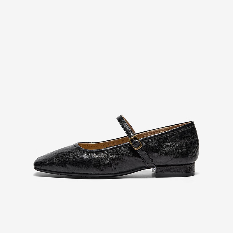 Bata Mary Jane Women's Shoes, Spring And Autumn New Style, Shallow Mouth Retro Elegant Flats