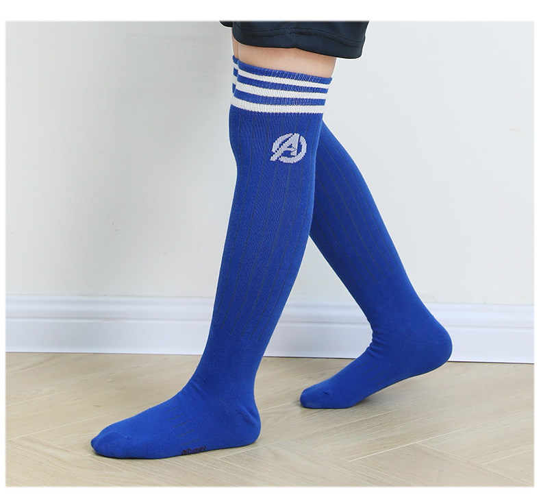 Disney Children's Knee-High Socks, Thin Cotton Pile, Mid-Calf Style, for Girls And Boys, Spring And Autumn, Basketball Socks, High Tube Soccer Socks 4