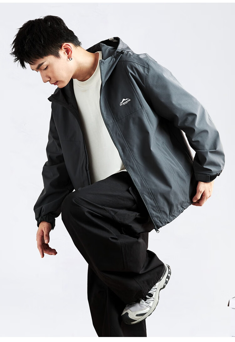 TonLion 2026 Spring And Autumn New Loose Hooded Jacket, Casual Trendy Outerwear for Me 14