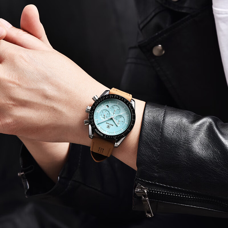 TSAR BOMBA Benyar Men's Quartz Watch Casual Business Self-Gift for Boyfriend, Student Exam Watch Father's Day Gift 7