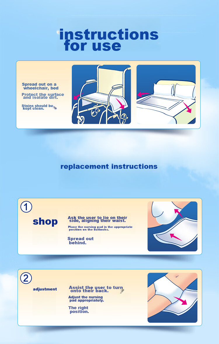 Dr.P Lightweight Nursing Pad XL 10 Pieces (Size: 60cm*90cm), Baby Postpartum Mattress, Elderly Incontinence Pad 10