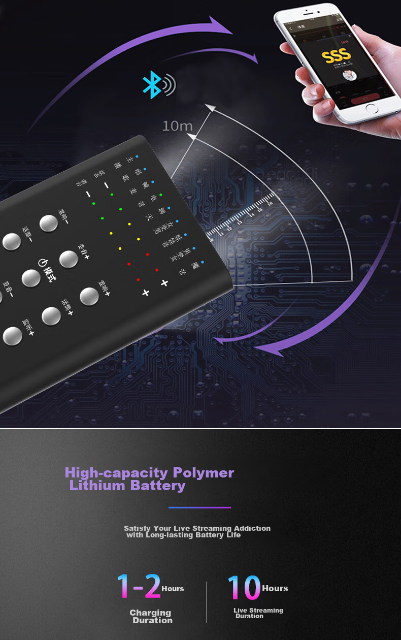 Mailang (Malau) S3 Voice Changer [Universal Version], Mobile Real-Time Voice Transformer for Male to Female And Male to Male, Live Streaming Karaoke Sound Card, Voice Call Computer Gaming Voice Modulator 14