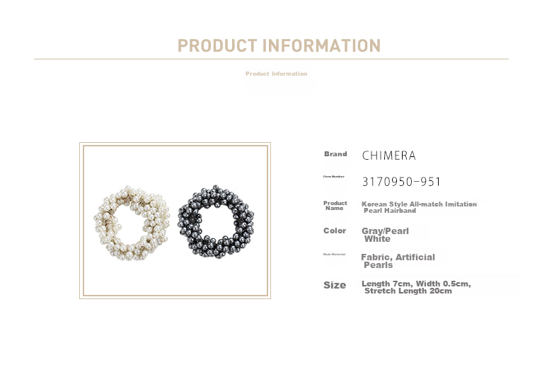 CHIMERA 4-Piece High-Elasticity Dual-Use Hair Ties, Bun Maker, Hair Bands, Hair Accessories, Women's Mid-Autumn Festival Gift 2