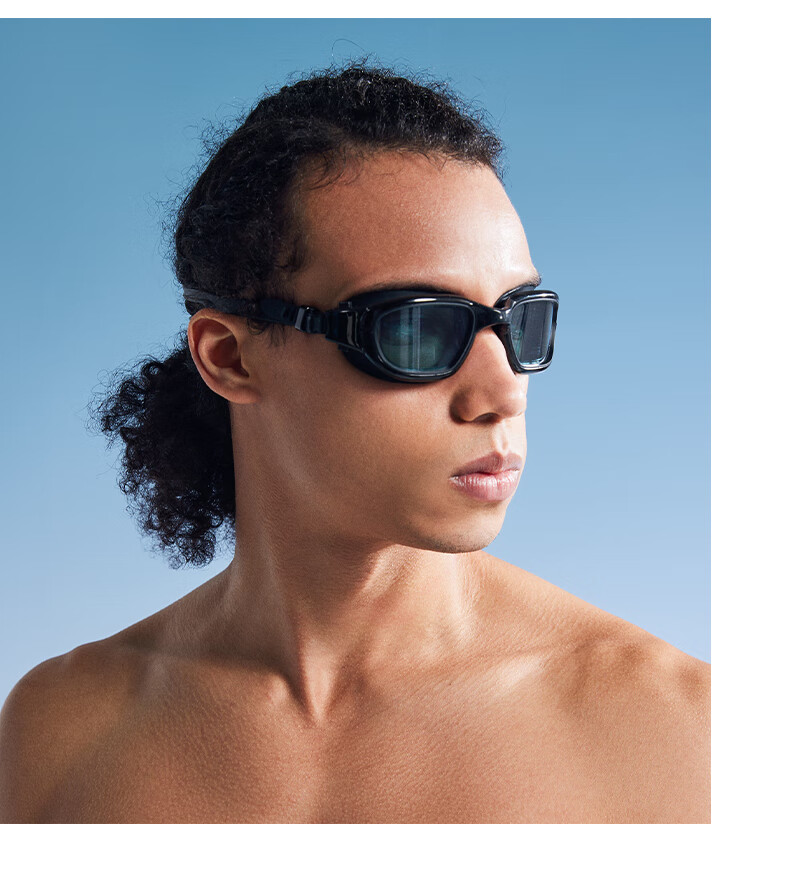 WATERTIME / Shuichuan Anti-Fog Swimming Goggles, High Definition Large Frame Swim Cap, Non-Binding for Men And Women, Swimming Glasses And Swim Cap Set 28