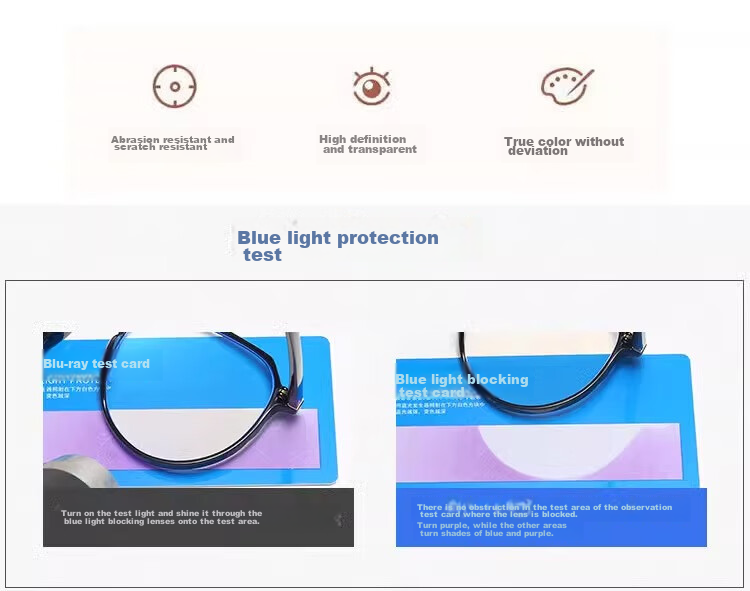 FENCHI Fashion Reading Glasses for Women, High Definition Anti-Blue Light Glasses for Elderly, Reading Glasses for Men, Specialized for Near Vision, Anti-Fatigue, Suitable for Young People 6