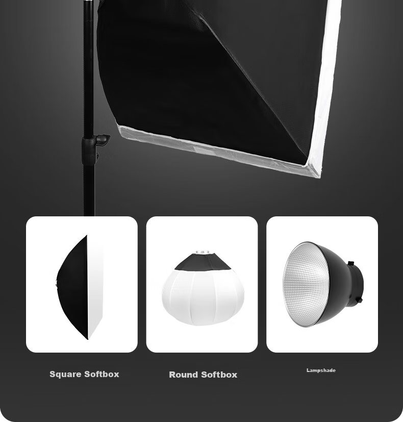 Hakutatz LG-300W Deep Softbox Kit, Live Streaming Fill Light, Professional Photography Lighting, Soft Sunlight Lamp, Continuous Light, Children's Portrait Photography, Video Portrait, Streamer Clothing Light Box Equipment 30