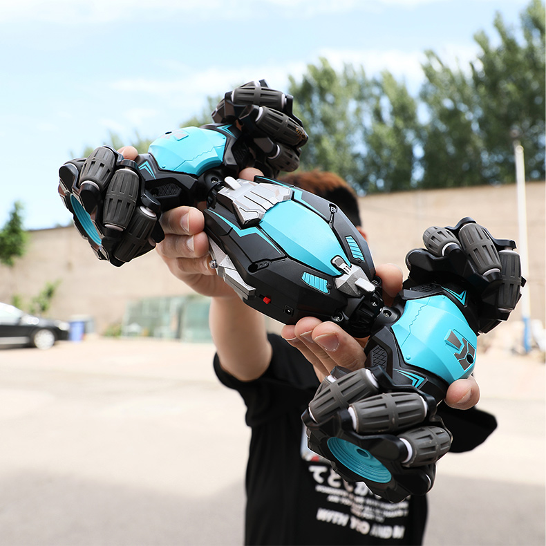 Babamama Remote Control Car Children's Toy Boys Milk Dragon Rolling Stunt Car Twisting Flip Truck Sound and Light Off-Road Birthday Gift 12