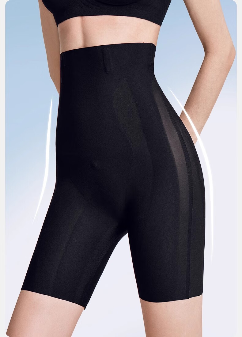 Caramella Shapewear Panties, Butt-Lifting, Waist-Cinching, Seamless, High-Waisted, Slimming, Body-Shaping, Underwear for Women, Tummy Control Pants, Black, L 15