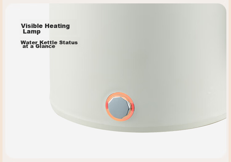 PESKOE Electric Kettle, Water Boiler, Hot Water Kettle, 1.5L Double-Layer Anti-Scalding Kettle, 304 Stainless Steel Hot Water Kettle, DF1515A-04, Gree 11
